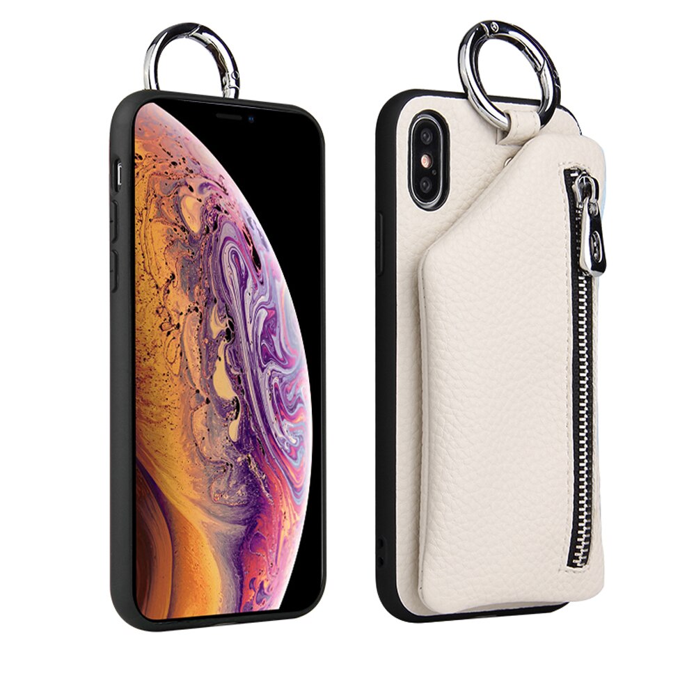 Portemonneehoesje voor iphone x xs xr xsmax meisjeszakhoesje voor apple iphone x xs max hoesjes fundas coque para: Voor iphone xs max / Wit