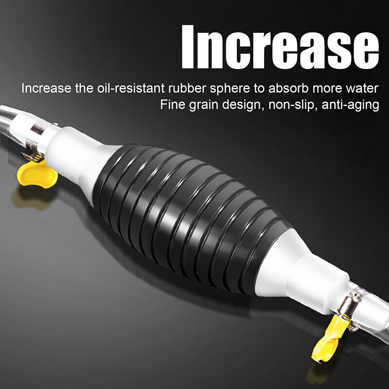 Universal For Car Motorcycle Boat Manual Fuel Pump Line Hand Primer Lamp Water Oil Gasoline Gasoline Diesel Liquid Transfer