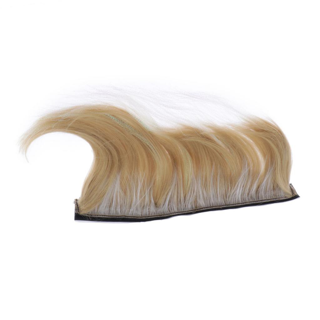 DIY Motorcycle Helmet Mohawk Hair Wig Cool Adhesive Helmet Hair For Cosplay Decoration Motorbike Helmet Accessaries 8 styles