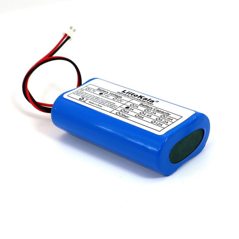 7,4 v 18650 lithium batteries 2s 2,6 ah 3ah fishing led light bluetooth speaker 8,4 v emergency diy batteries with pcb