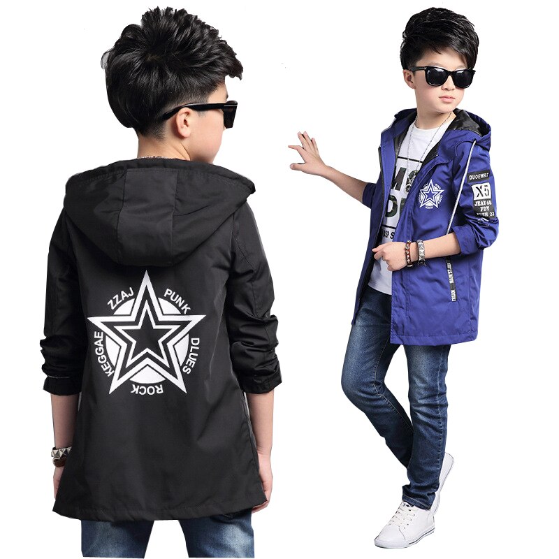 6 8 10 12 14 16 anni Grandi Ragazzi Antivento sport cappotto Giacche sportswear coat Per Adolescenti Primavera Autunno Bambini Vestiti Tuta Sportiva