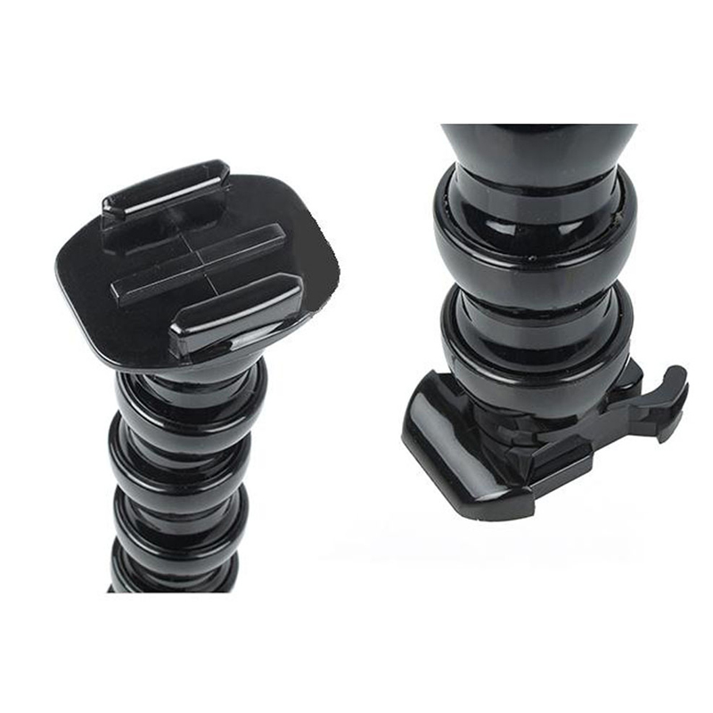 Atire 8 joint ajustável tripé montagem flex pescoço gooseneck para gopro hero 8 7 6 5 4 yi 4 k sjcam sj7000 h9 ação acessório da câmera