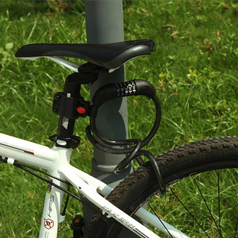 Foldable Bike Lock 12mm X 650mm Combination Bicycle Lock Bicycle Security Lock Bicycle Equipment MTB Anti-theft Lock