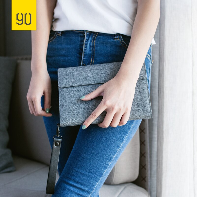NINETYGO 90FUN Functionele Business Handtas Dag Clutch Ipad Mini Kindle Houder Notebook Mode Alle-in-een kantoor Mannen vrouwen