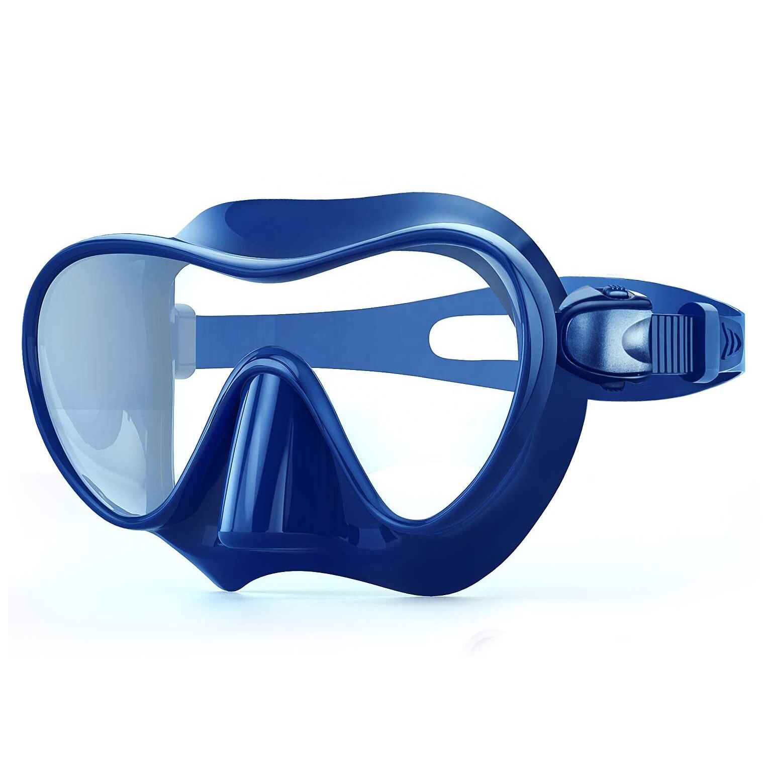 Professional Silicone Diving Mask - Tempered Glass - Adult & Kids - Underwater Sports Scuba Gear