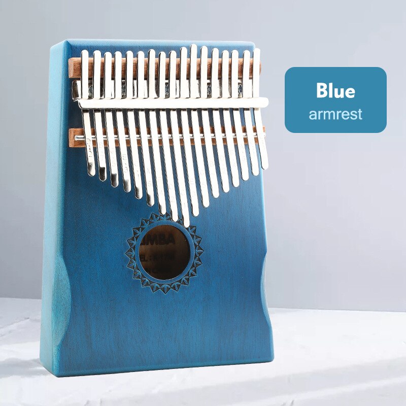 17 Keys Kalimba Thumb Piano Mahogany Mbira Body Musical Instruments Sanza Likembe Africa Finger Piano Beginner Upright Piano