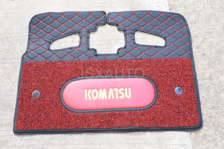 Grävmaskin cab golvmatta pedal pad grävmaskin leveranser till komatsu pc vpc 56-7 60-7 pc-5-6-7-8