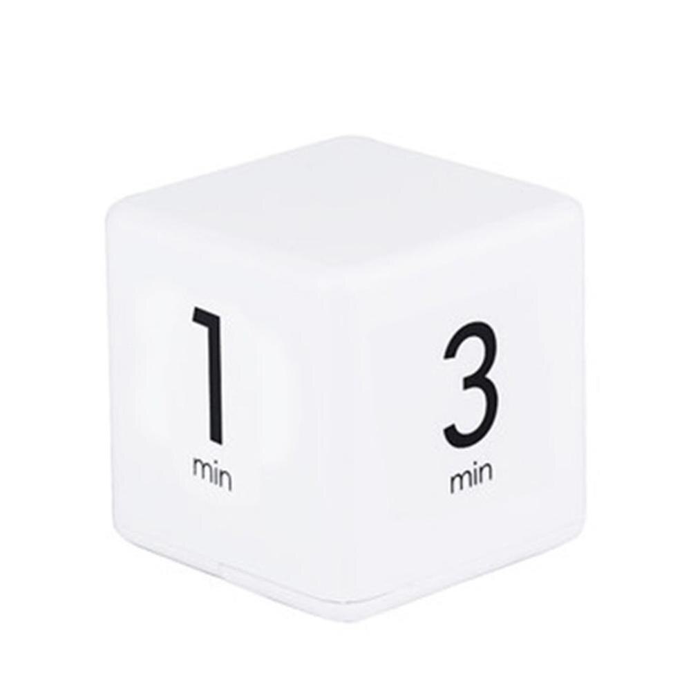 1pcs Electronic Cubic Timer Countdown Kitchen Cube Tools Kitchen Cocina Time Stylish Mini Management Stopwatch X8K9: 1-3-5-10