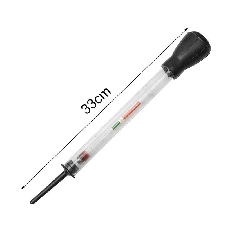 Export-Niveau Electro-Hydraulische Hydrometer, electro-Hydraulische Dichtheid Meter 1.10-1.30 Accu Plus Elektrolyt 1Pcs