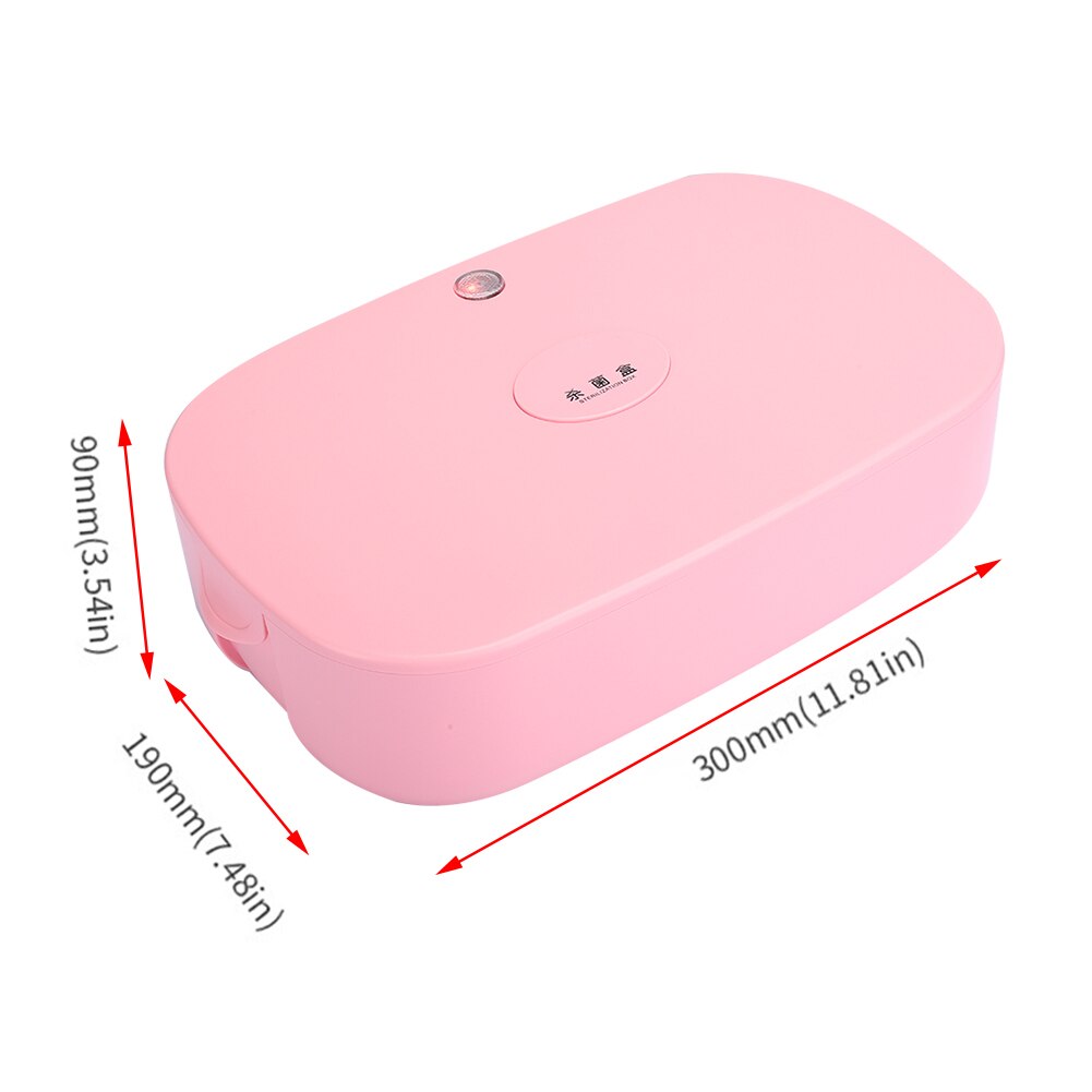 Caja de limpieza rápida con temporizador inteligente, herramientas para manicura, luz ultravioleta, 260-280nm, 180 segundos