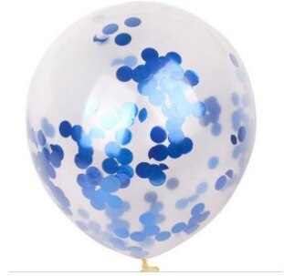 Goud Folie Confetti Transparante Ballonnen Goud Folie Confetti Latex Ballon Party Bruiloft Verjaardag Ballonnen Baby Shower Decoratie: E / 5pcs