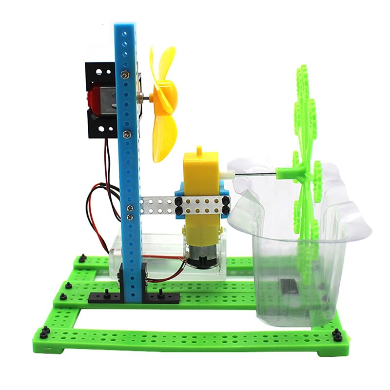 Diy samling boble maskine hjemmelavet elektrisk legetøj videnskab eksperiment kit til børn studerende legetøj