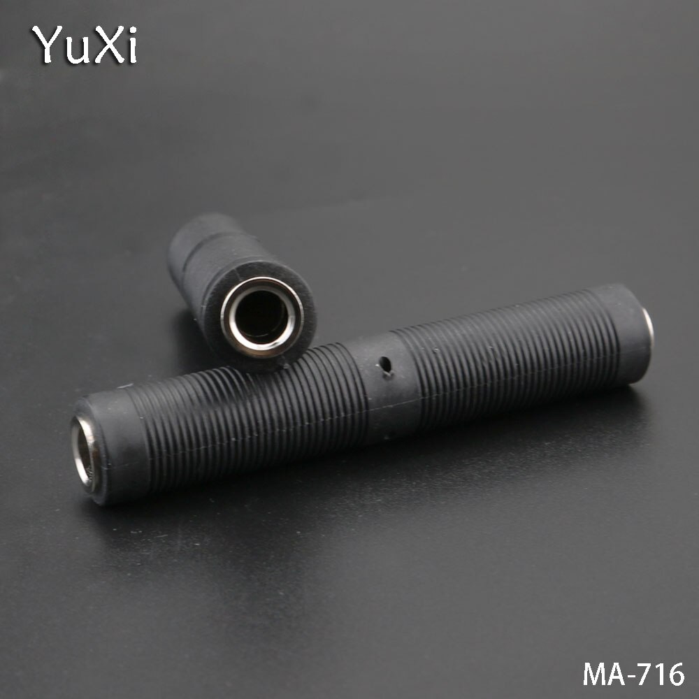 YuXi Basgitaar Microfoon Audiokabel Extender Connector 6.35mm Jack Female naar 6.35 Vrouwelijke Audio Adapter Coupler Converter