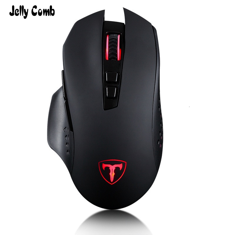 Jelly Comb 4000 DPI 2.4GHz Wireless Optical Mouse Gamer for PC Gaming Laptop Game Wireless Mice with USB Receiver