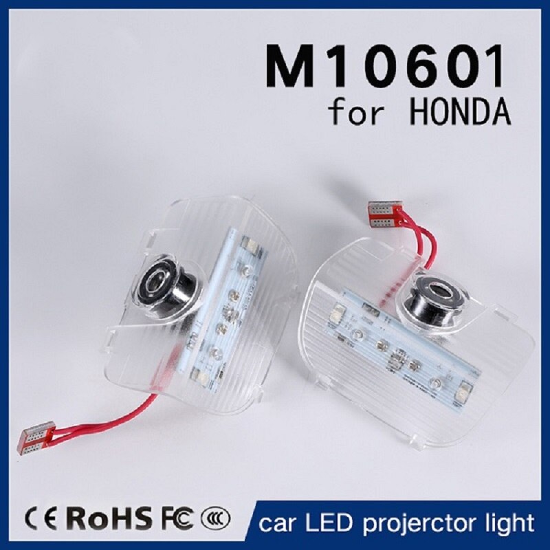 3D HD Schatten Projektor LED Willkommen Tür Lichter Original Willkommen Lampen Ersatz Für Honda Übereinstimmung überqueren Spirior bürgerlich UR-V