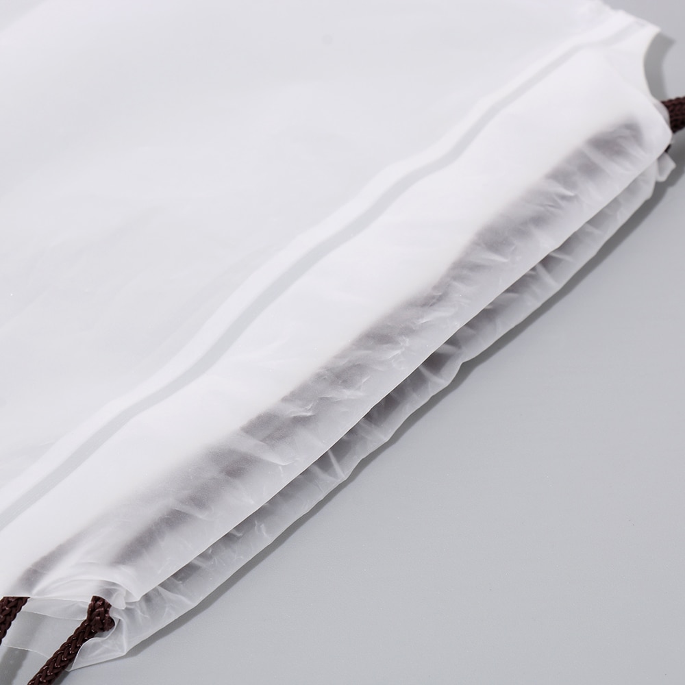 1PC Women Cute Cat Transparent Drawstring Cosmetic Bag Bath Organizer Travel Makeup Case Storage Pouch Cartoon Toiletry Wash Bag