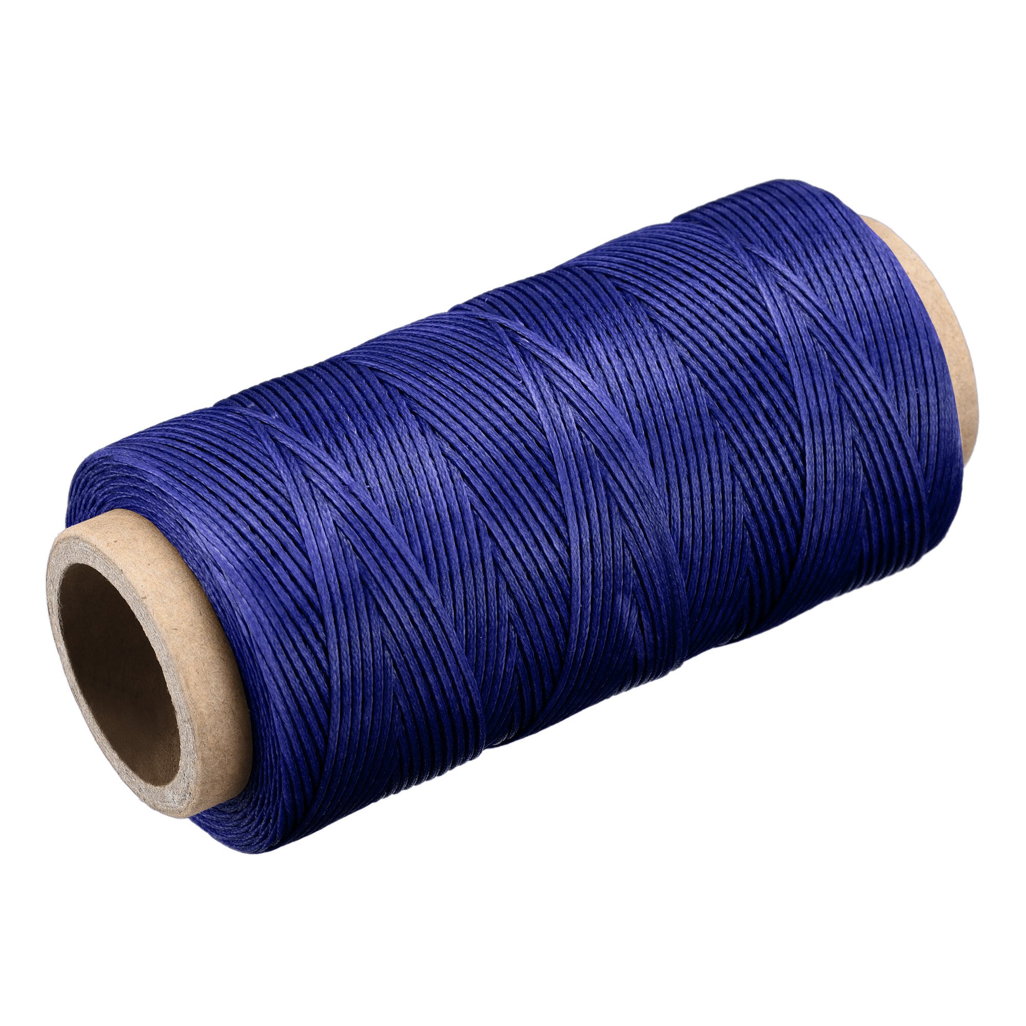 Uxcell Lederen Naaigaren 186 Meter 210D/1Mm Polyester Gewaxt Koord Voor Handmatig Naaien, Donkerblauw