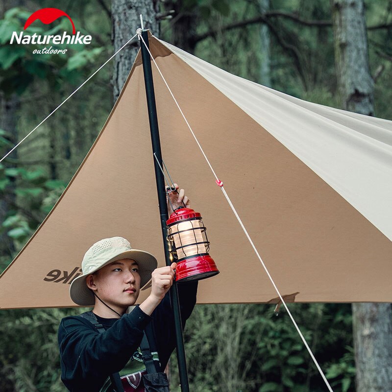 Naturehike-poste de tienda de aleación de aluminio ultraligero de 4 secciones, poste de lona de de 1kg, 2,8/240cm, accesorios para tienda de campaña, acampada al aire libre