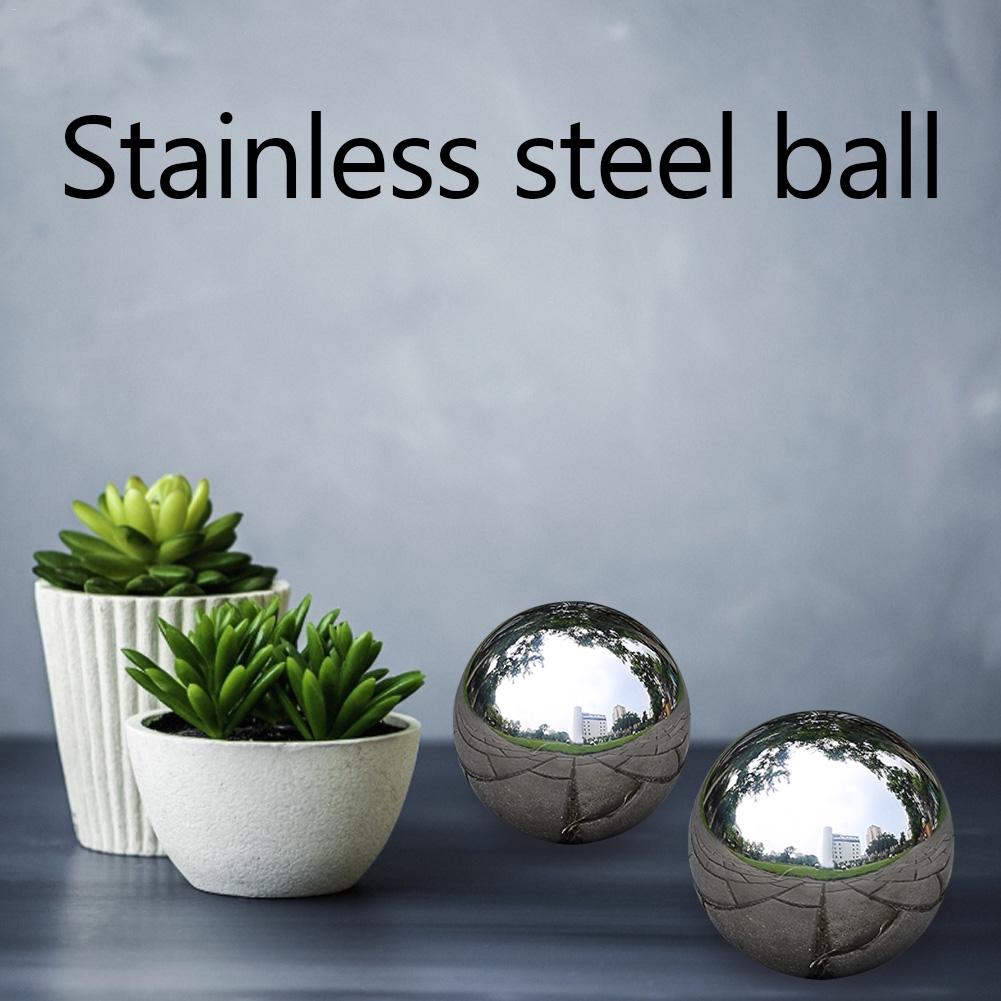 Stainless Steel Sliver Hollow Ball Seamless Home&Garden Decoration Mirror Ball Sphere Party Decoration Supplies 100-280mm
