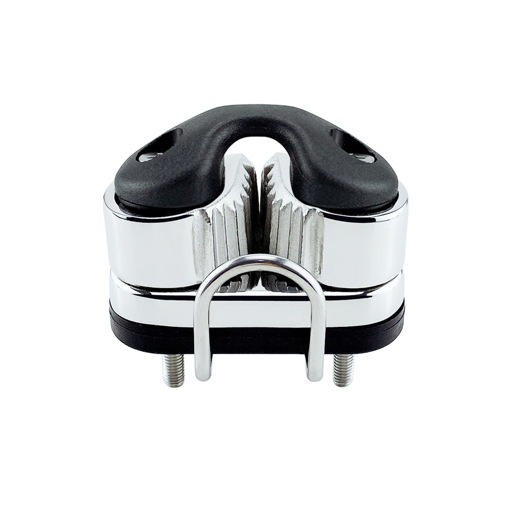 316 Stainless Steel Black Ball Bearing Cam Cleat Pilates Equipment Marine Boat Fast Entry Rope Wire Fairlead Sailing Accessories: With Stainless Ring