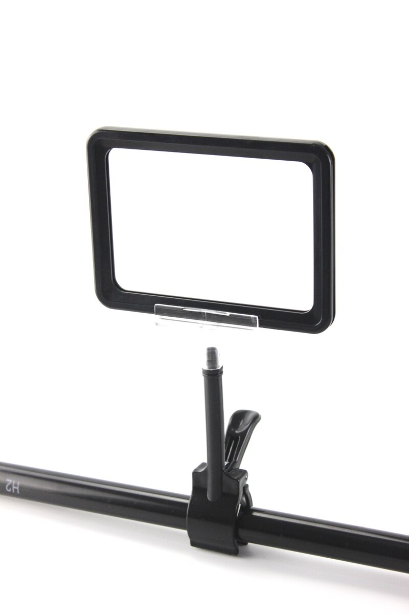 Heavy Duty Gripper Stem Mount Sign Frame Holders A4 A5 A6 Card Price Tag Poster Display Shelf Rack Large Pop Clip Clamp Base