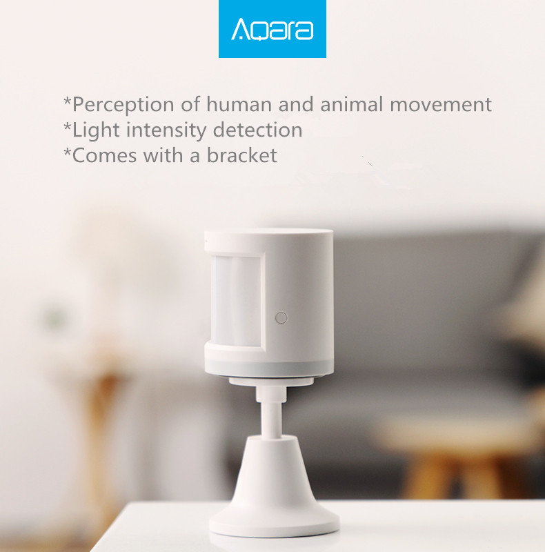 Xiaomi Aqara Body Sensor & Light Intensity Sensors ,ZigBee wifi Wireless Connection Work for xiaomi smart home Mi home APP