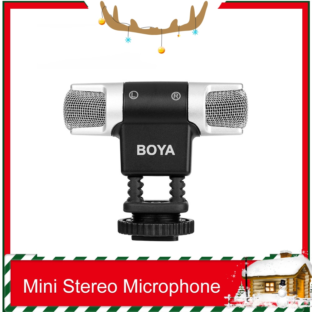 Boya BY-C12 Universele Smartphone Koude Schoen Beugel Microfoon Montage Adapter Houder Aluminium Voor Mobiel Vlog Live