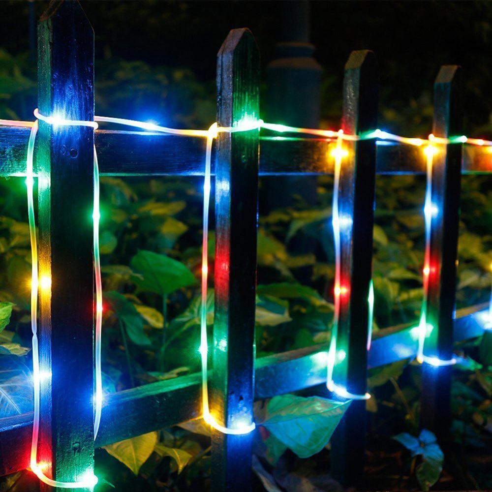 Led-köysiputkivalosarja 5m 10m ulkokäyttöön tarkoitettu jouluvalonauha kuparilangasta valmistettu keijuvaloseppele tee-se-itse-puutarha-aidan juhlakoristeeseen