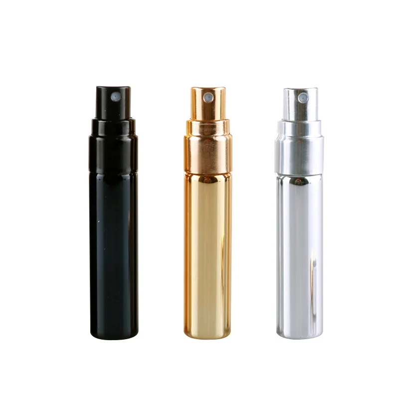 1 Stuks Navulbare Glazen Metalen Mondstuk Parfum Spuitfles Spray Verstuiver Draagbare Reis Cosmetische Container Parfum Fles