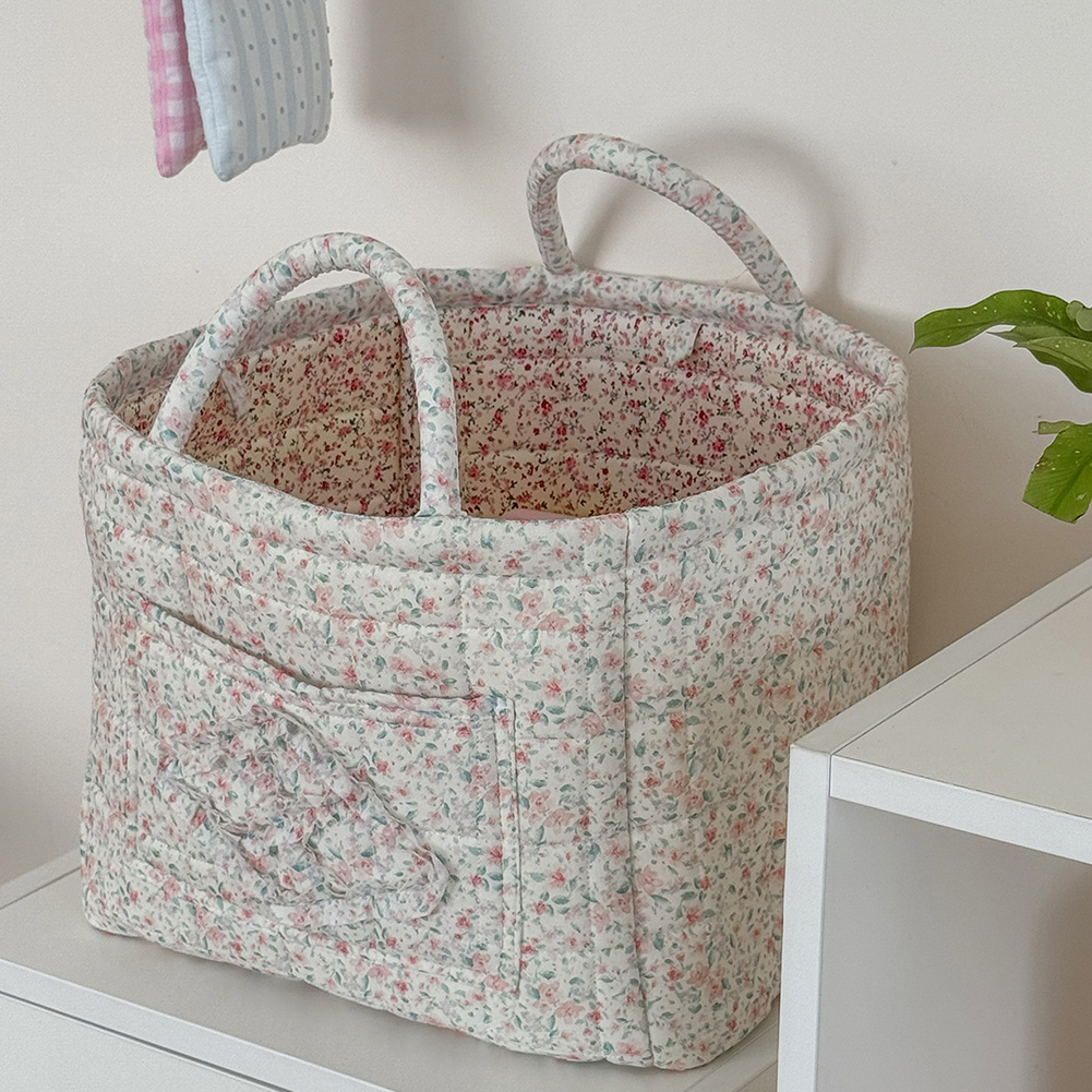 Bloemenwasmand Draagbare opvouwbare opbergtas met grote capaciteit en handvatten Wasmand voor kleding en diversen