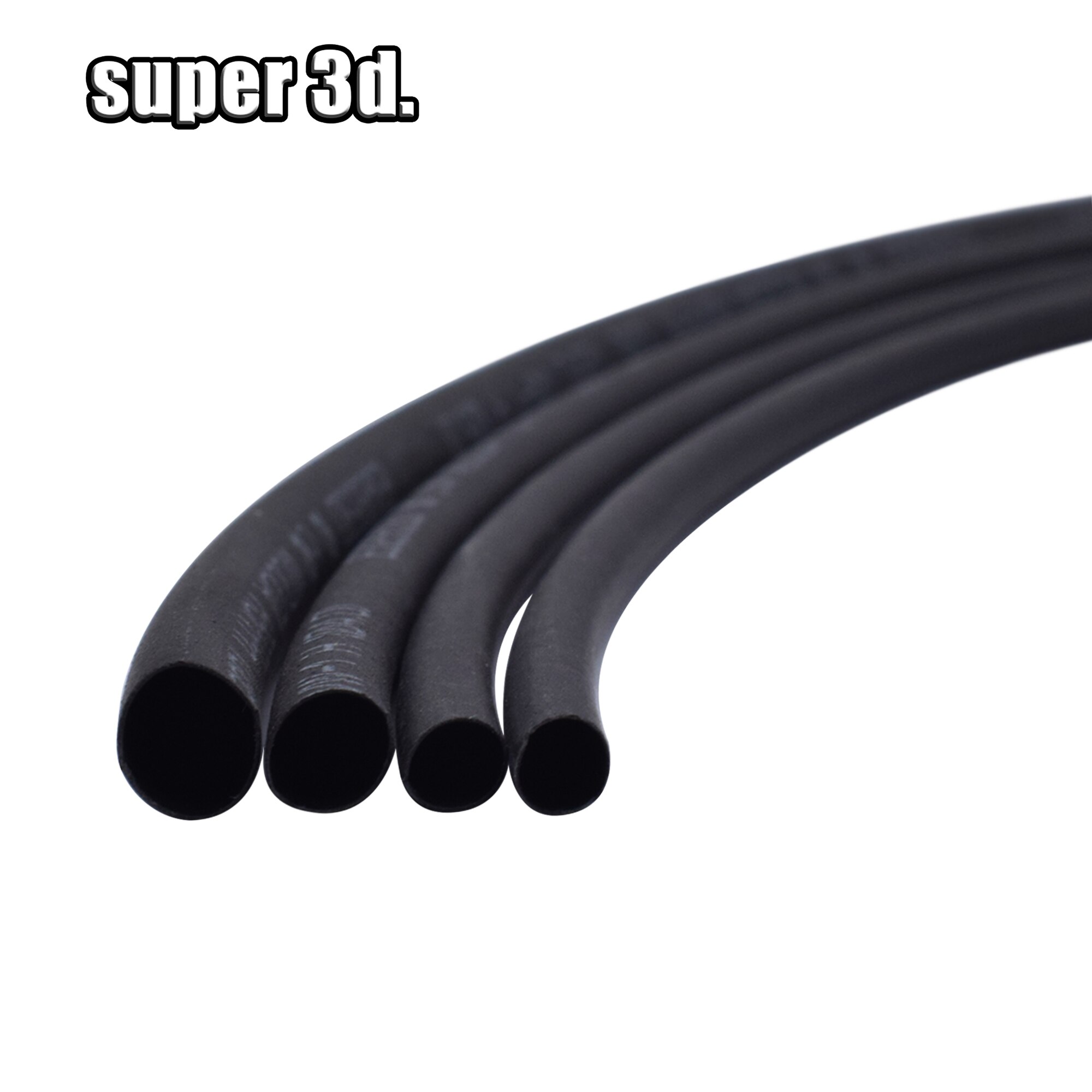5Meters/lot 2:1 Black 2 3 4 5mm Diameter Heat Shrink Heatshrink Tubing Tube Sleeving Wrap Wire Sell DIY Connector Repair