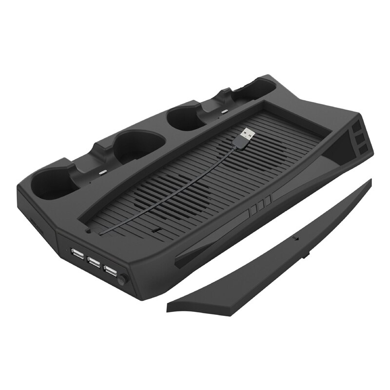 for PS5 Charging Stand with Cooling Fan Dual Controller Charger Console Charging Station Cooler for PS5 DE / Ultra HD: Default Title