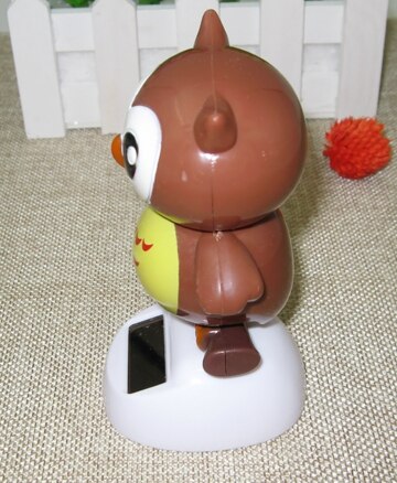 solar owl doll Shake Head To Furnishing Articles Vehicle Interior Lovely Flowers Car Solar Owl Accessories Small Place Doll