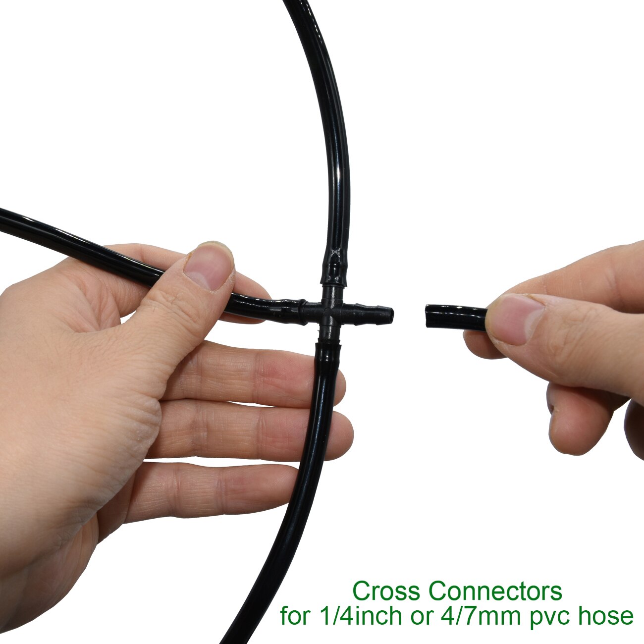 KESLA 10m-30m Garden Watering Hose Pipe 4/7mm w/ 2pcsHole punchers fit Drip Irriagtion Watering Kit System Greenhouses Balcony