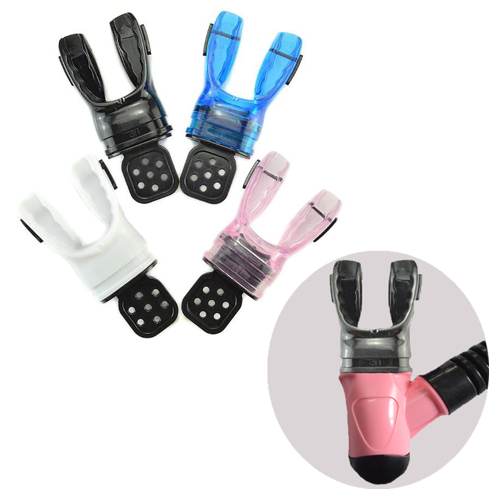 4 Color Scuba Dive Snorkel Moldable Silicone Bite Mouthpiece Regulator