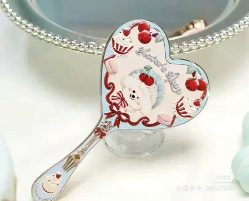 Flower Knows – miroir à main cupidon aux fraises, miroirs de maquillage, miroir Vintage: Violet