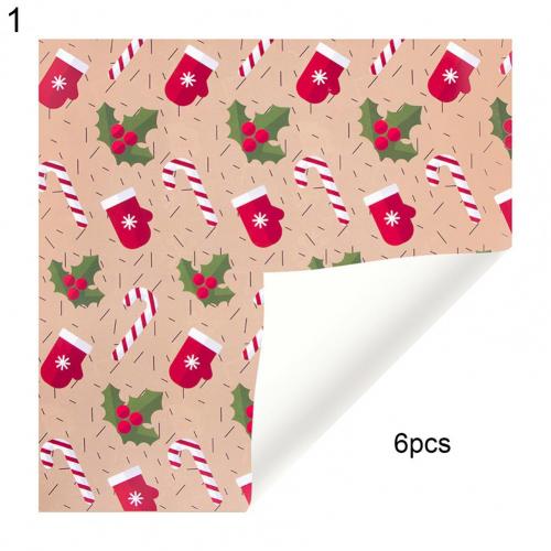 Bibułka prezentowa drukowane papiery rzemieślnicze kolorowy świąteczny doskonały papier pakowy w jasnym kolorze: 1