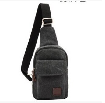 Mænd crossbody tasker lærred en skulder taske skrå bryst pakke messenger tasker bolso hombre  /bl1: B