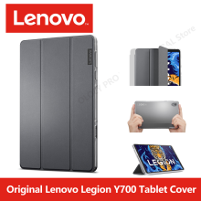 Original lenovo legion  y700 tablet-pc-hülle, 8.8 zoll, mit intelligenter schlaf- und aufwachfunktion, magnetischer saugnapf, abnehmbar, aus komfortablem pu-leder