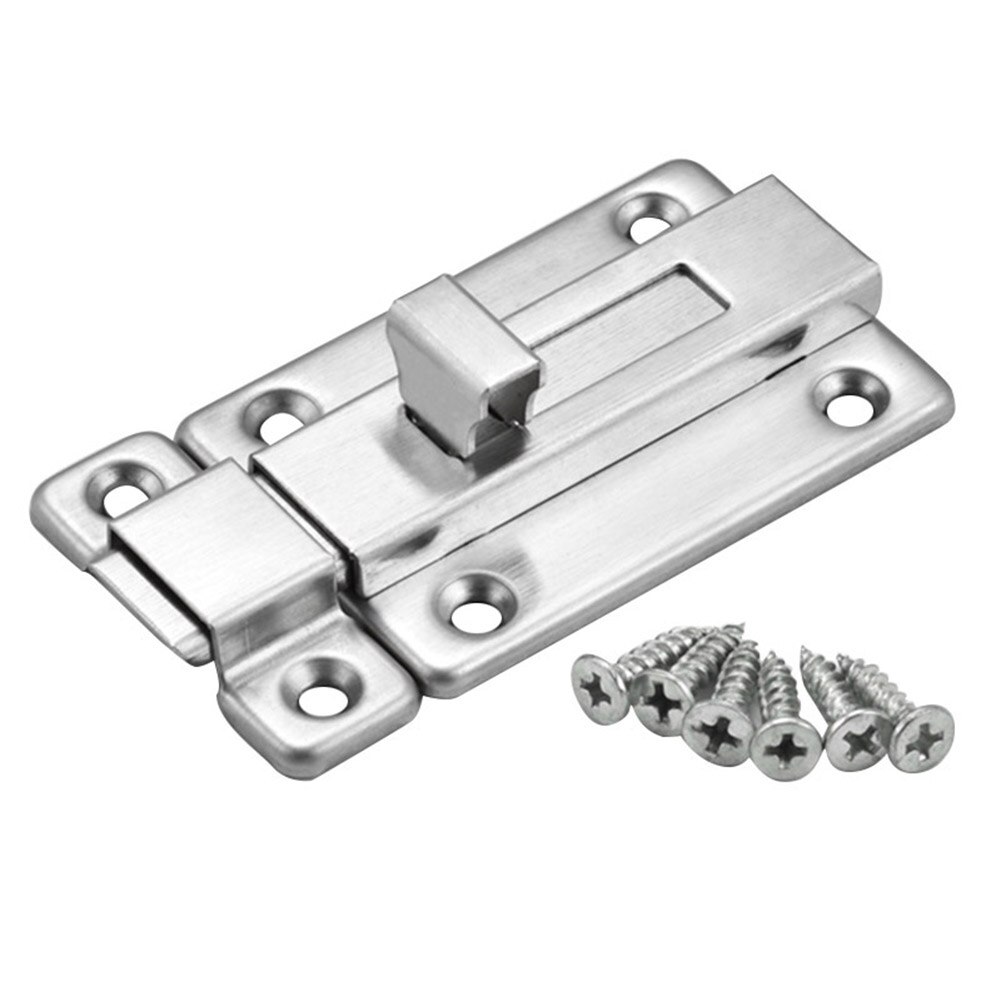 Stainless Steel Door Bolts Latch Sliding Door Lock Slide Bolts for Internal Doors _WK