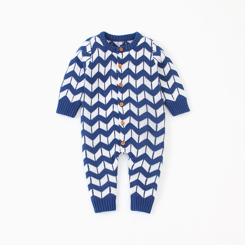 Kids Baby Girl Boy Knitted Romper Unisex Kids Long Sleeve Autumn Winter Jumpsuit Knitwear Infant Boys Girls Clothes: L / 3M