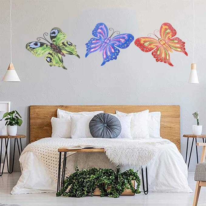 Decoración de pared de hierro forjado, colgante para el hogar, interior y exterior