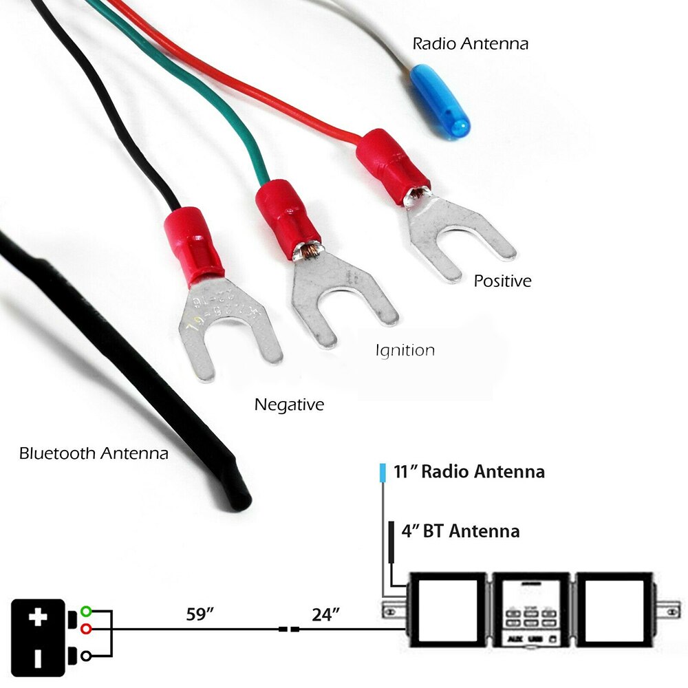 Lautsprecher Motorrad Audio- Bluetooth Specker System Wasserdichte Audio- Motorrad