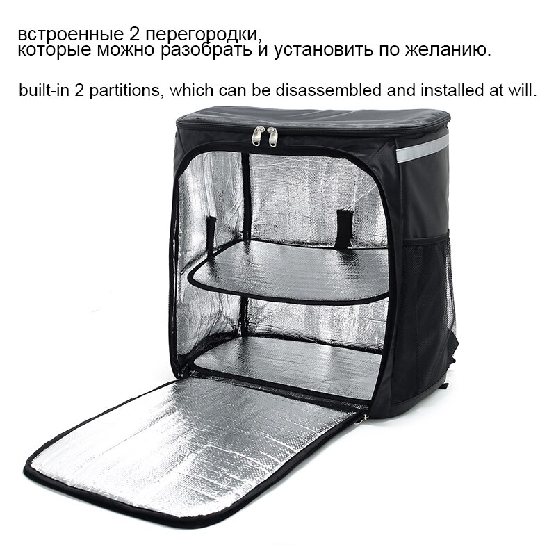57L plecak torba termoizolacyjna termo pudełko piknikowe na obiad izolowane fajne torebka chłodząca samochodu świeże jedzenie dostawy torby termiczne lodówka
