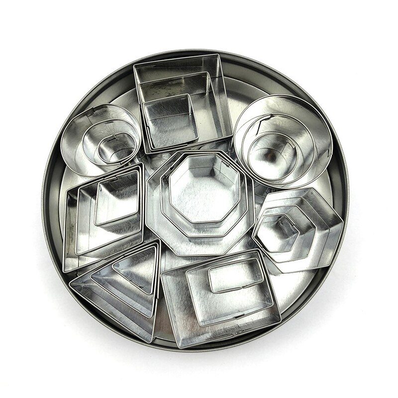 24 Pcs/set Baking Tools Cookie Chocolate Cake Baking Set DIY Kitchen Tool Cookie Cutters Mold Birthday Party Decoration