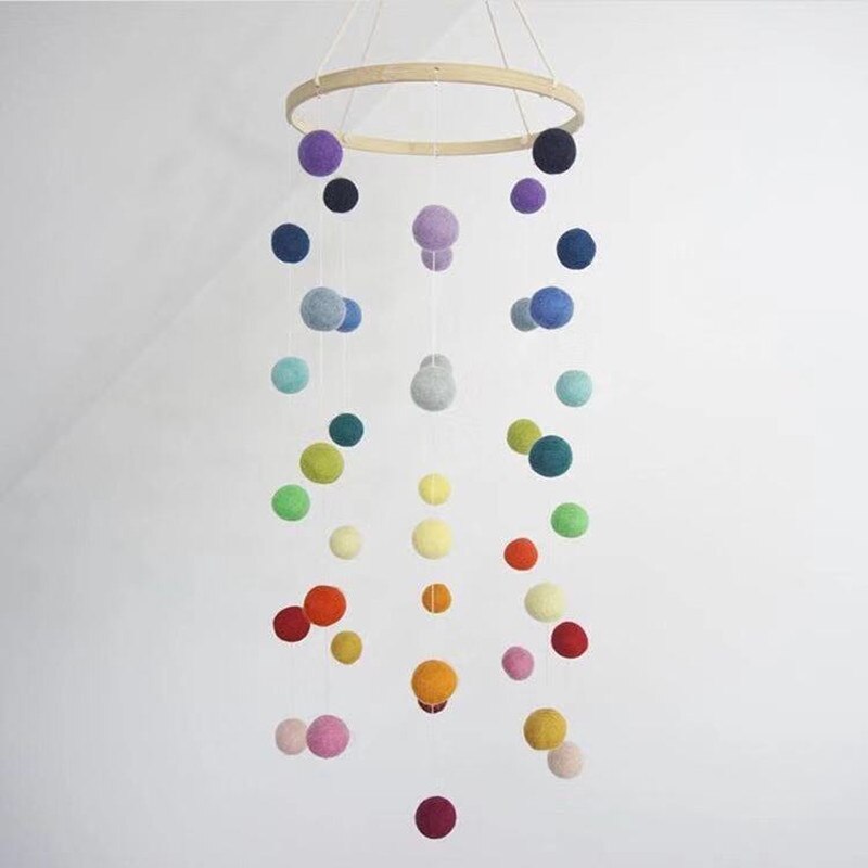 20cm * 60cm diy macaron cor bola de cabelo decoração banner decoração do quarto do bebê cama pára-choques crianças festa bolas crianças meninas decoração do quarto