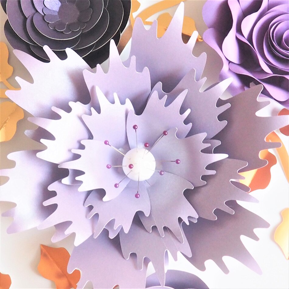 Handgemachte Karton Rose DIY Papier Blumen Blätter Set Für Hochzeit & Event Kulissen Dekorationen Kindergarten Wand Deco Video Tutorials