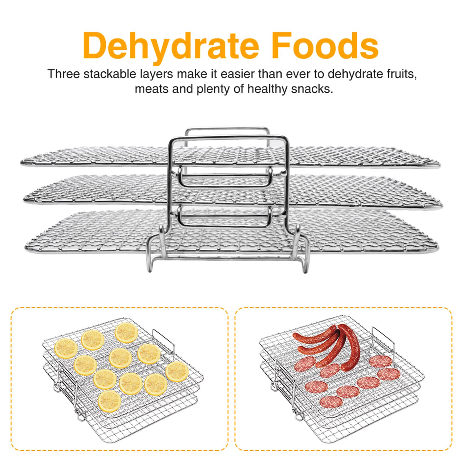Large Air Fryer Rack 3 Stackable Stand Air Fryer A... – Grandado