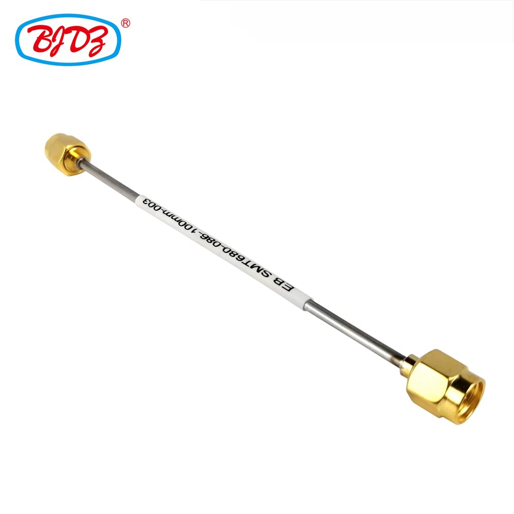 2 PCS 10cm SMA Male to SMA Male RF Connector 086 Semi Rigid Pigtail Jumper Cable Assembly