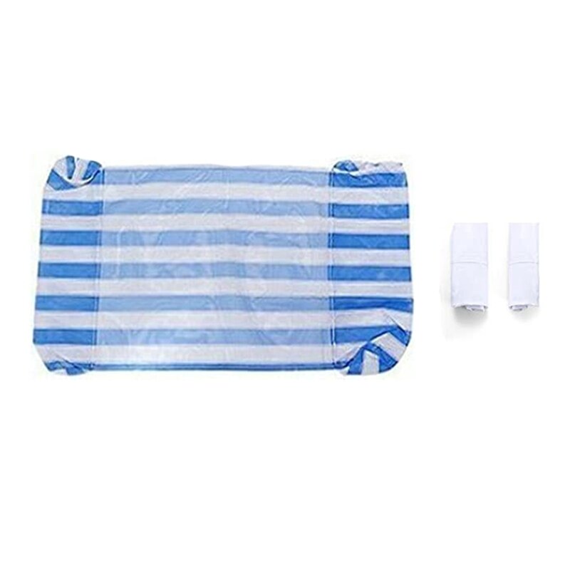 Avancerad simbassäng flytande hängmatta, multifunktionell vattenhängmatta loungestol med luftpump uppblåsbar flotta